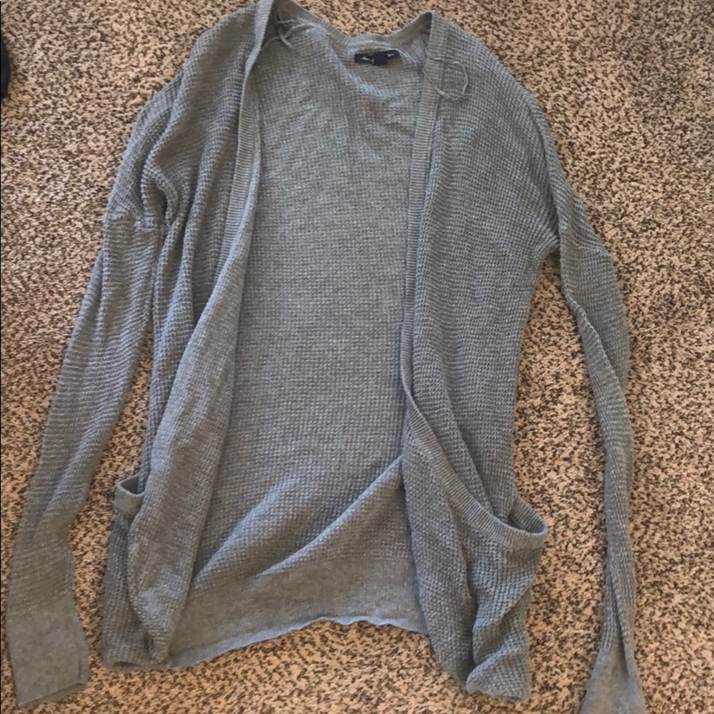 American eagle grey cardigan